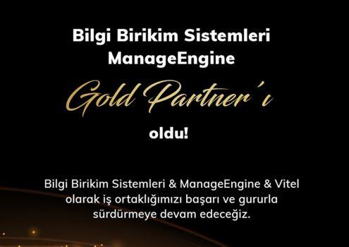 ManageEngine Gold Partner’ı olduk