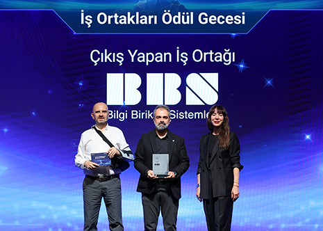 “Çıkış Yapan İş Ortağı” Ödülümüz